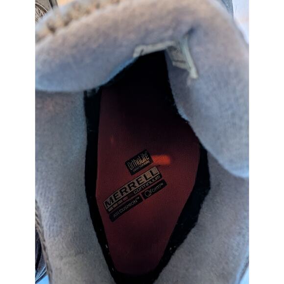 MERRELL Women's 10 Gray Hiking Boots Ankle Mid Performance Outdoor Gorpcore - Picture 7 of 9